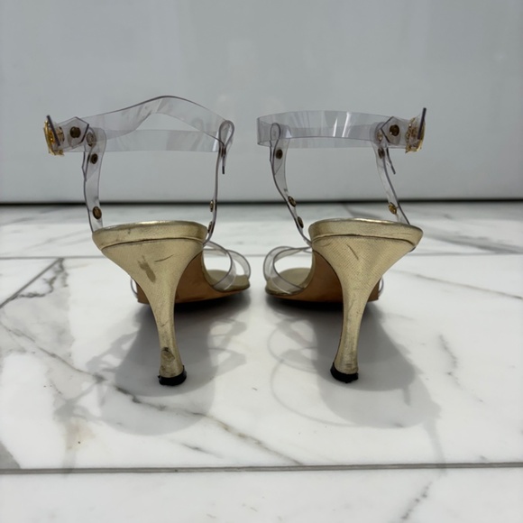 Manolo Blahnik Targisan Nappa Platine Size 35 / 5B - Picture 6 of 9